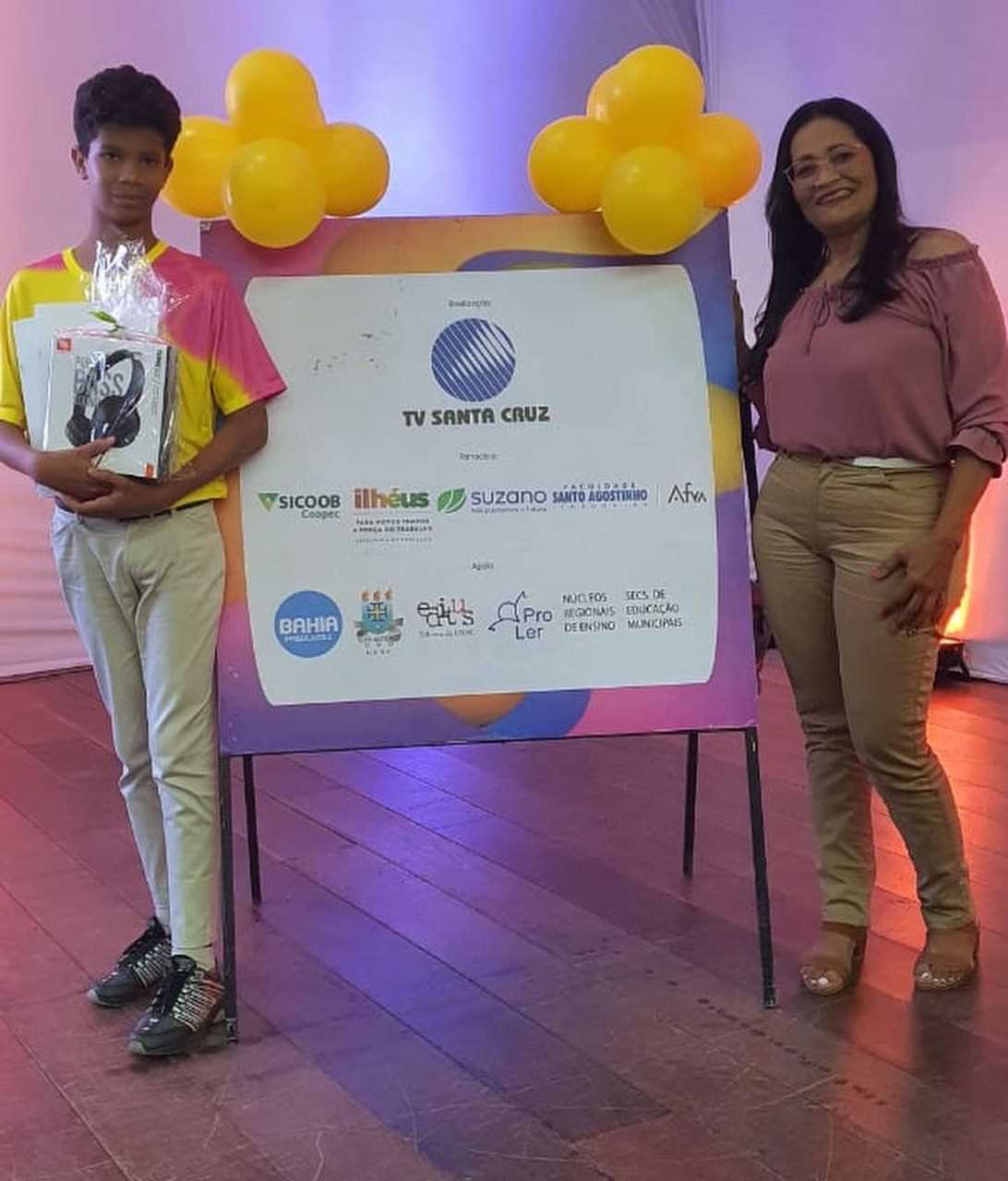 Camacã: Aluno de Camacã conquista o terceiro lugar no projeto Lápis na mão